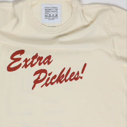 Receipt Tee | Creme